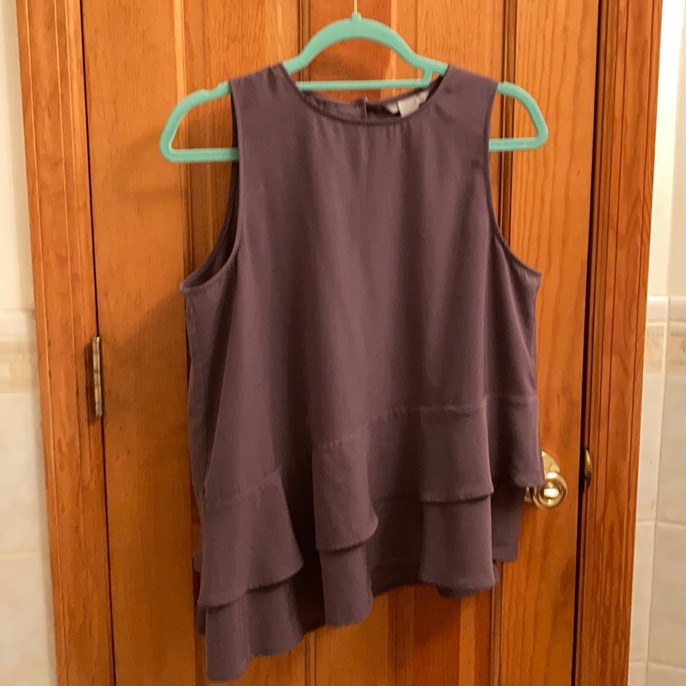 Purple flowy blouse - Picture 1 of 3